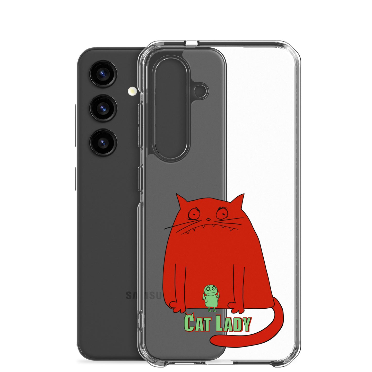 "Cat Lady" Clear Samsung® Case