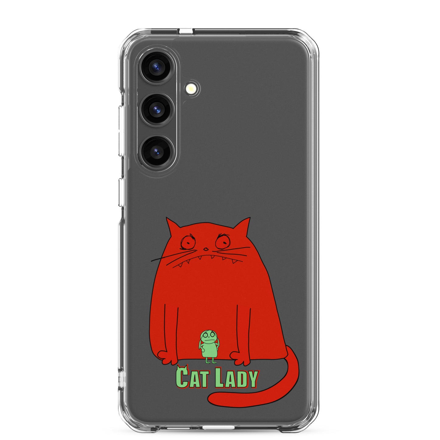 "Cat Lady" Clear Samsung® Case