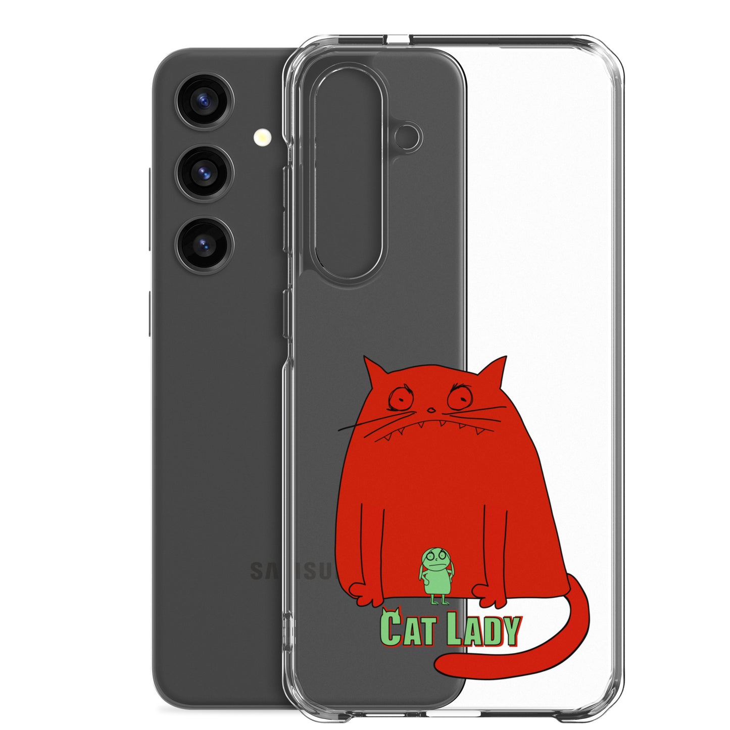 "Cat Lady" Clear Samsung® Case