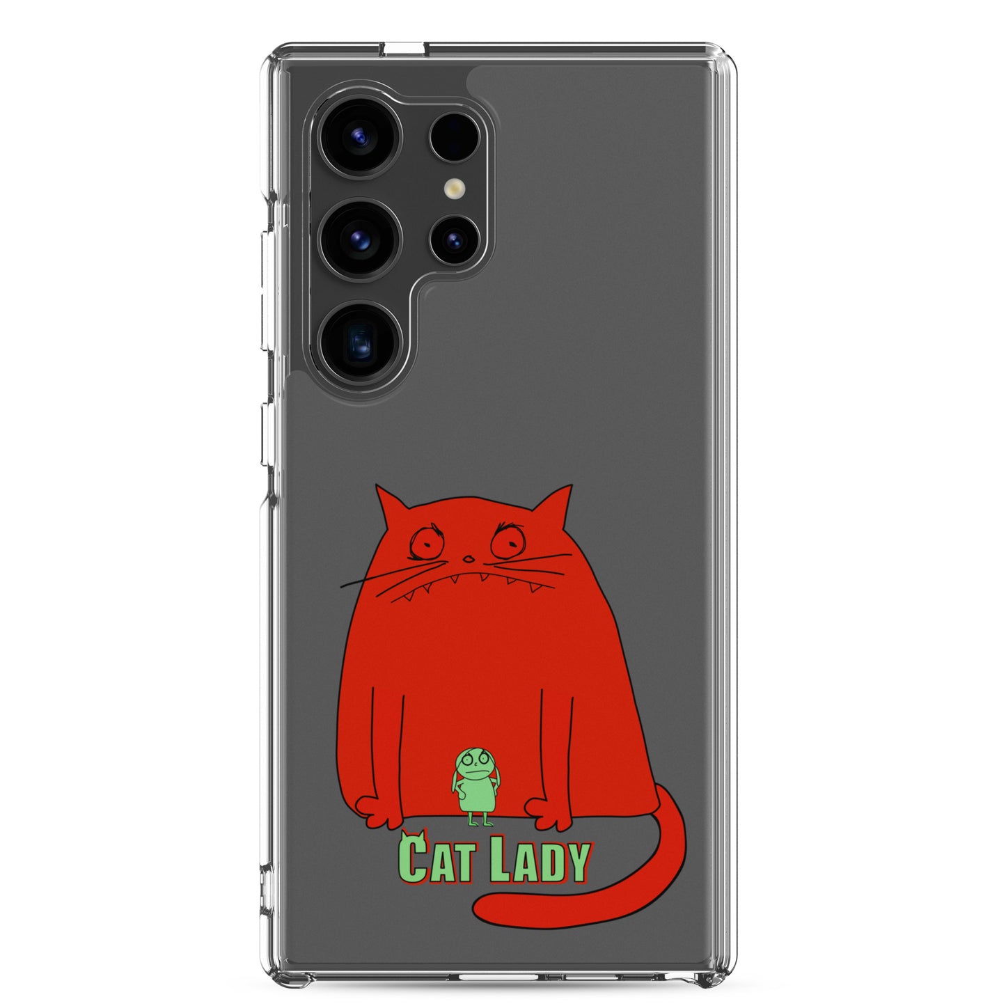 "Cat Lady" Clear Samsung® Case