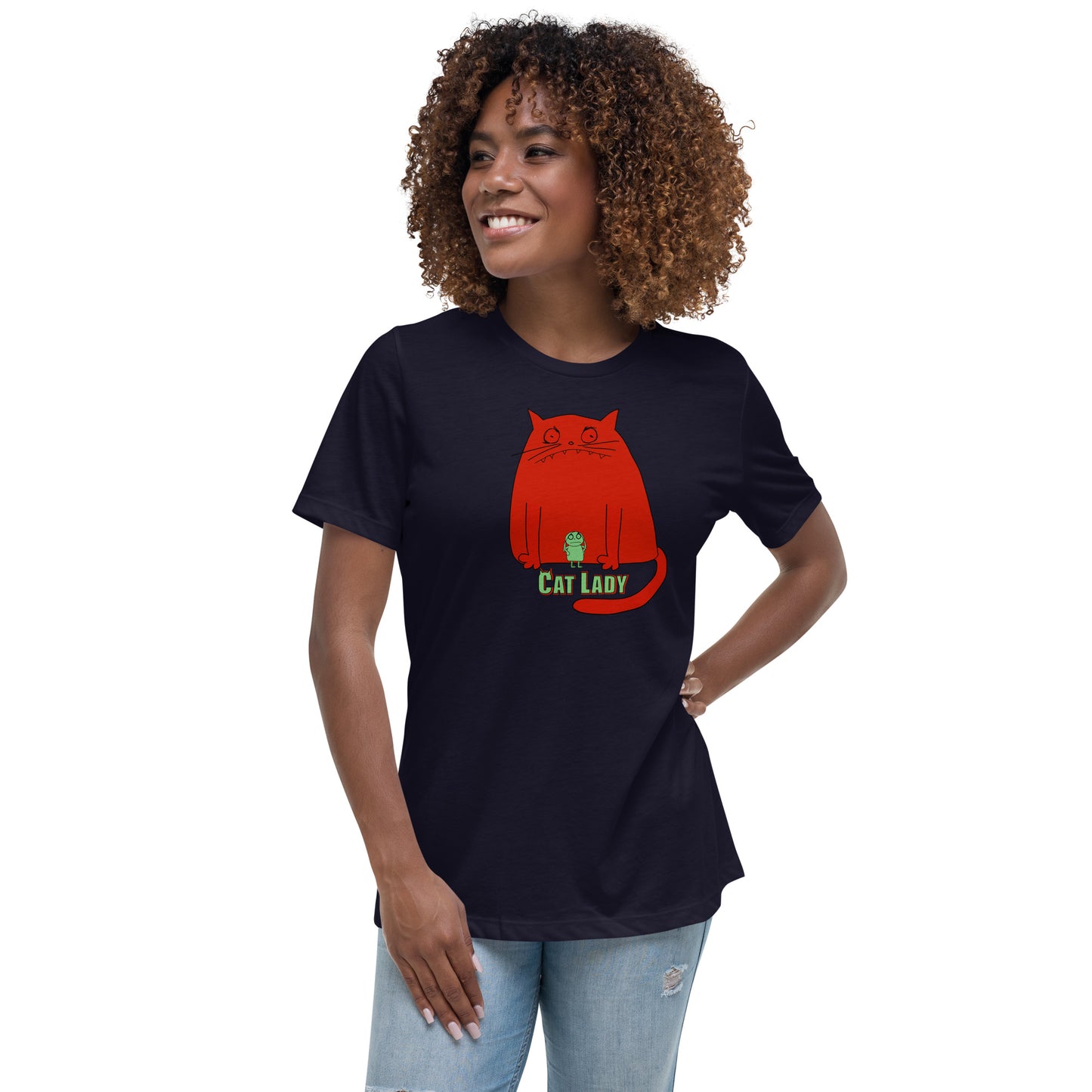 "Cat Lady" Women's Relaxed T-Shirt